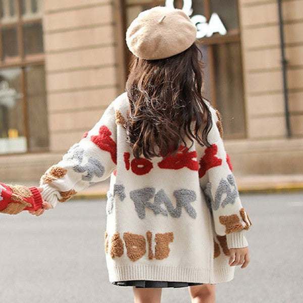 New Spring And Autumn Net Style Sweater Coat