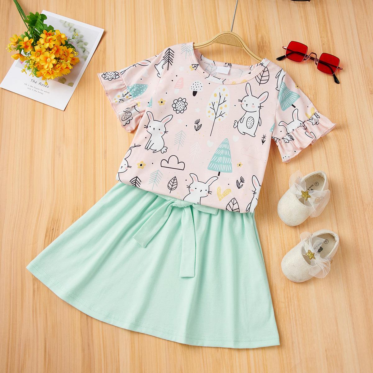 Easter Girls T-shirt And Skirt Set