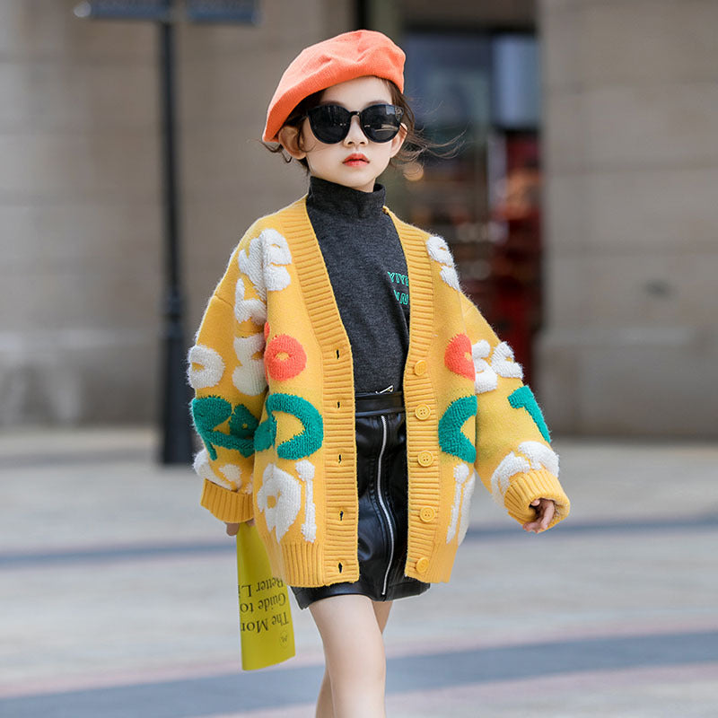 New Spring And Autumn Net Style Sweater Coat
