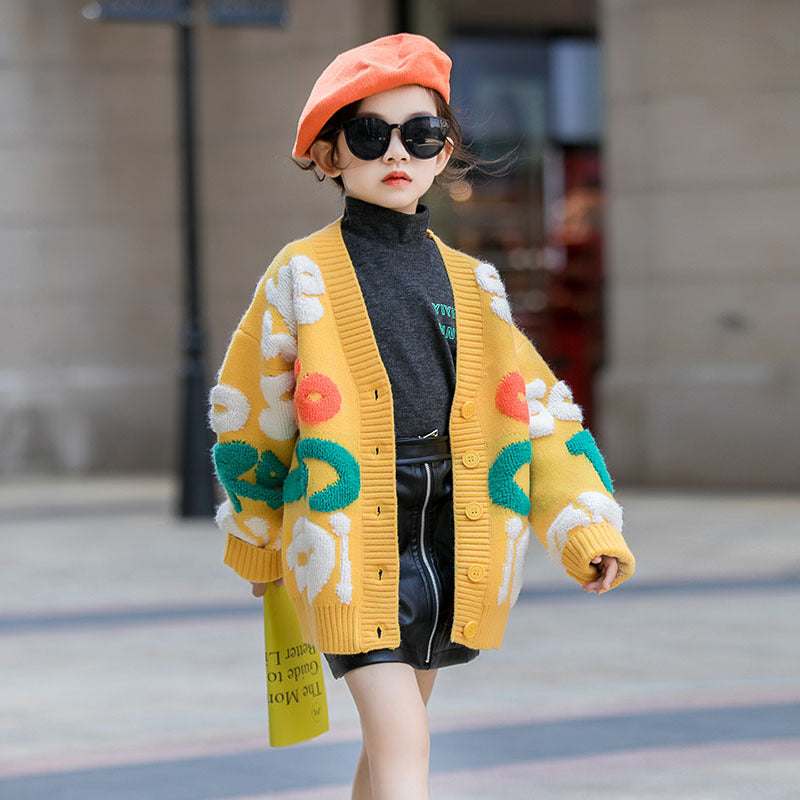 New Spring And Autumn Net Style Sweater Coat