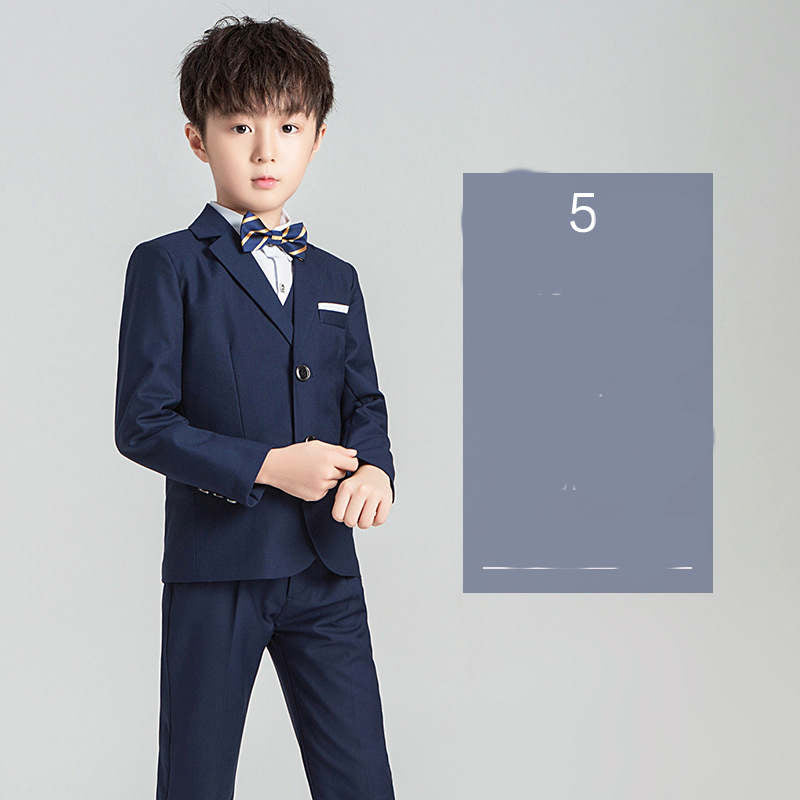 Boys Solid Color Nice Suit And Tie