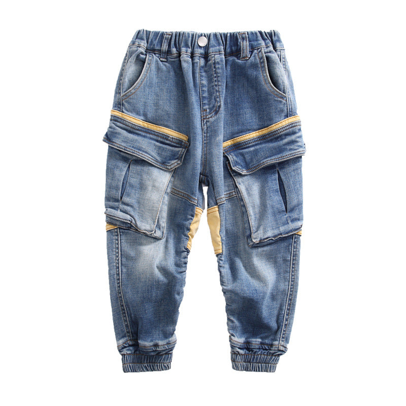 Boys Spring And Autumn Jeans Loose