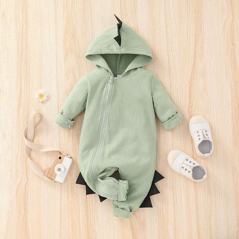 Infant Cartoon Style Long-sleeved One-piece