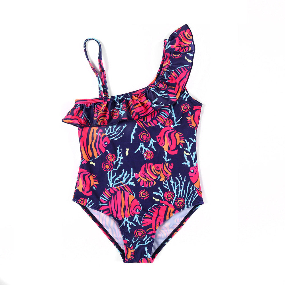 Baby Girl Briefs Comfortable Sleeveless Swimsuit