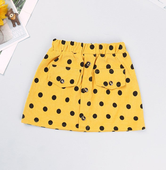 Girls Casual top with Skirt 2pc Set