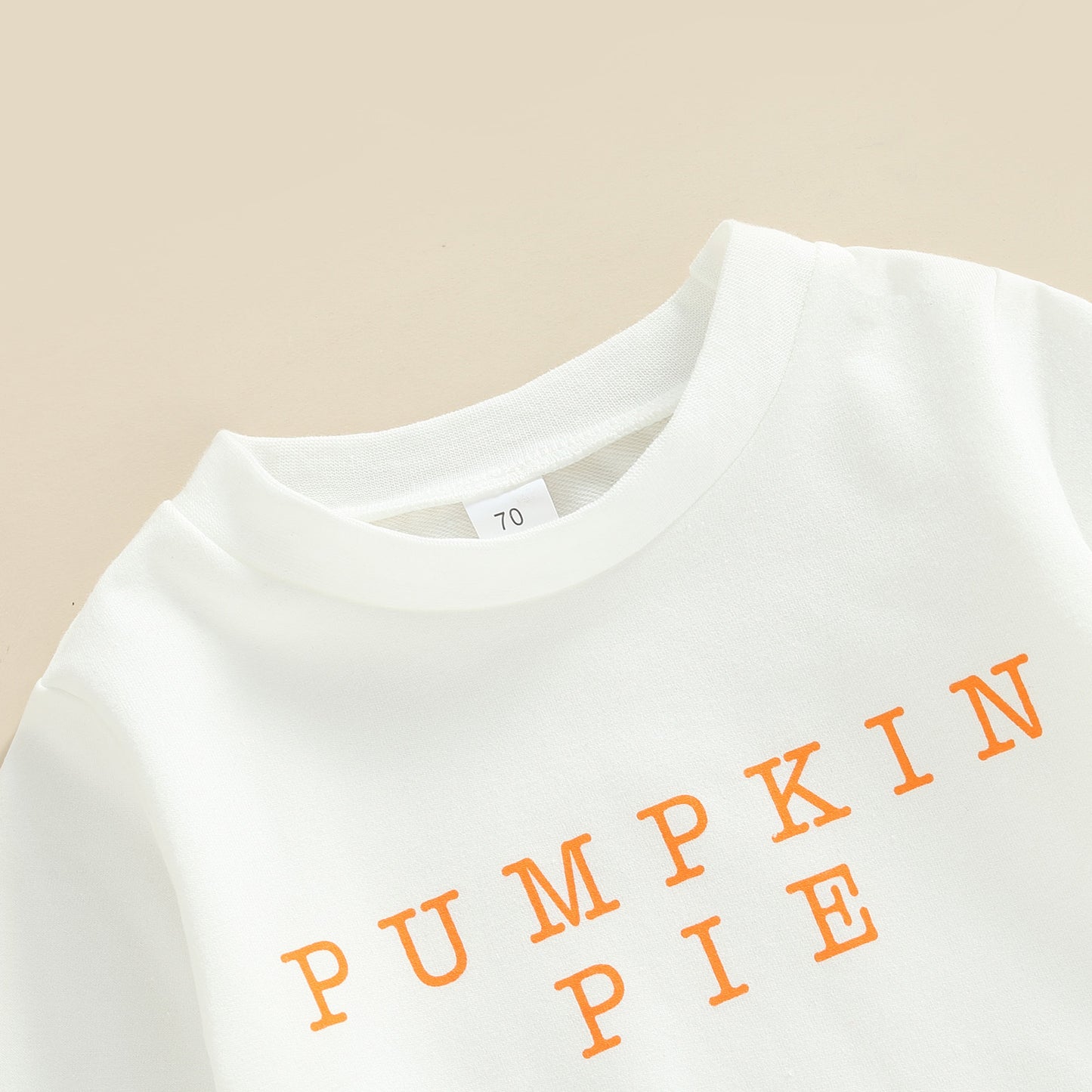 Girls Pumpkin Pie Sweater with Orange bell bottoms