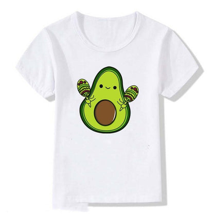 Kids Summer New Cute Avocado T-Shirt
