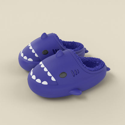 Cute Shark Waterproof Warm Slippers For Kids