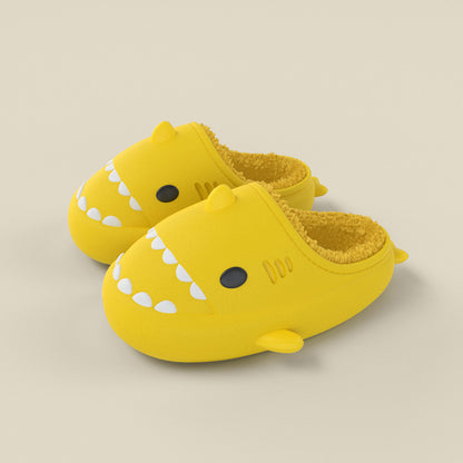 Cute Shark Waterproof Warm Slippers For Kids