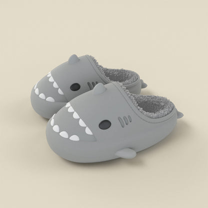 Cute Shark Waterproof Warm Slippers For Kids