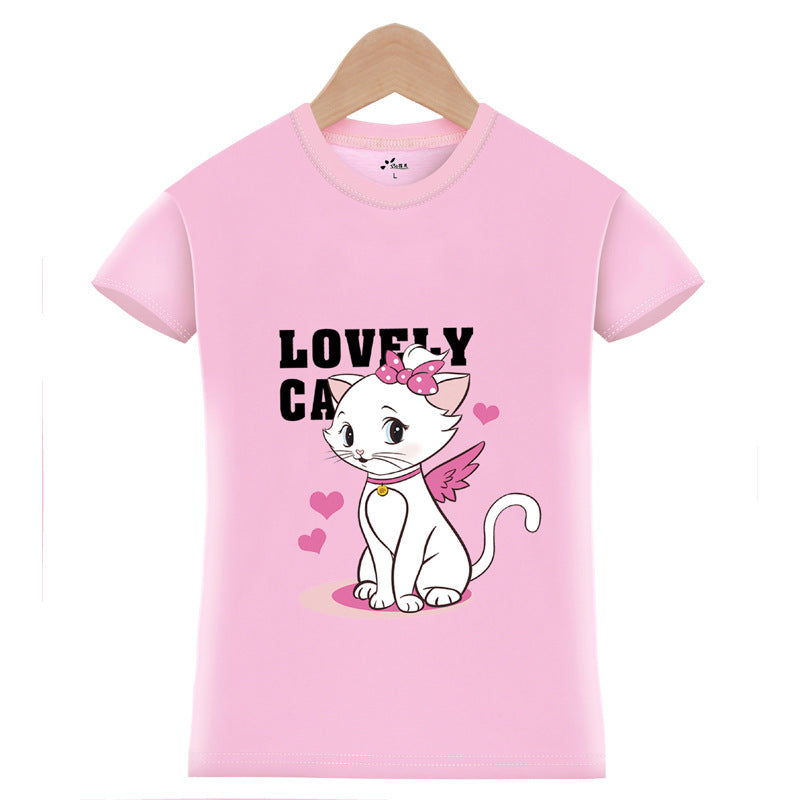 Girls Summer Printed T-Shirts