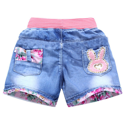 Denim Girls Printed Shorts and Skirts