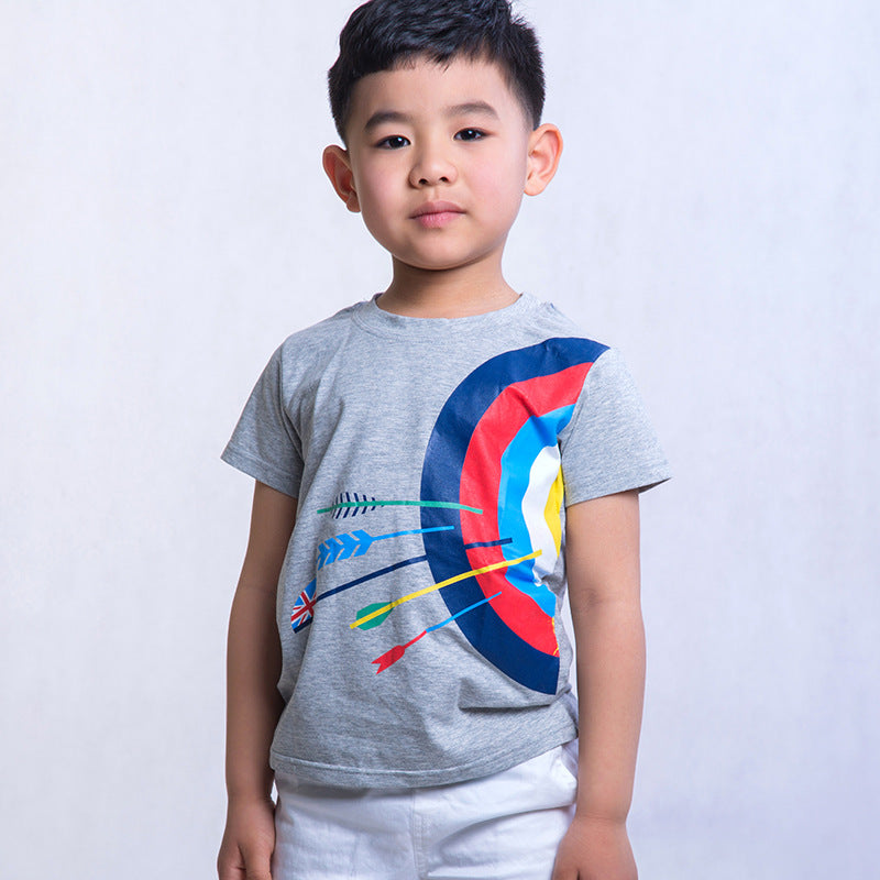 Children's Short-sleeved Printed T-shirt