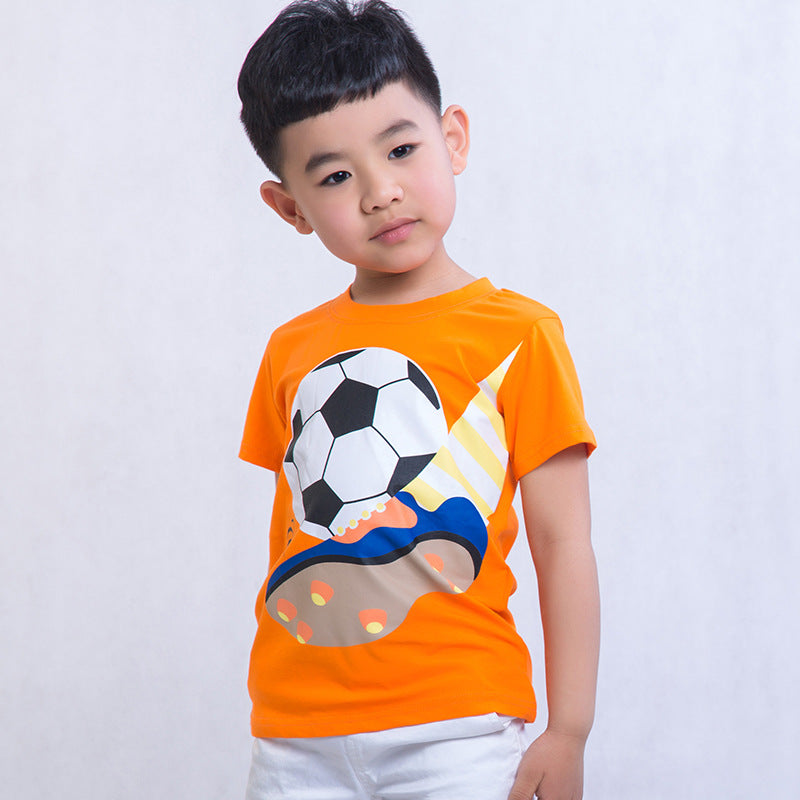 Children's Short-sleeved Printed T-shirt