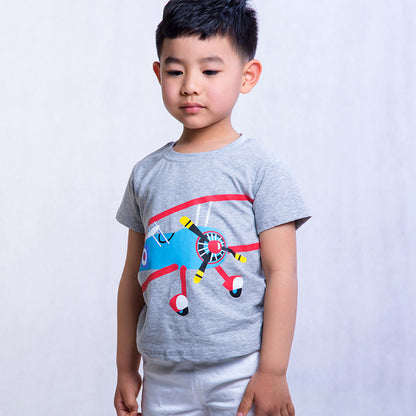 Children's Short-sleeved Printed T-shirt