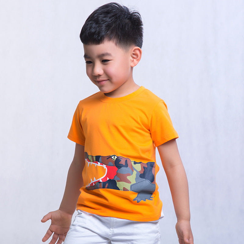 Children's Short-sleeved Printed T-shirt