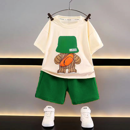 Boys Short Sleeve Comfort Casual Sports Set