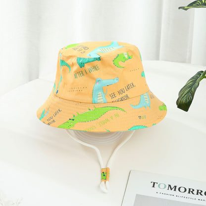 Children's Printed Bucket Sun Hat