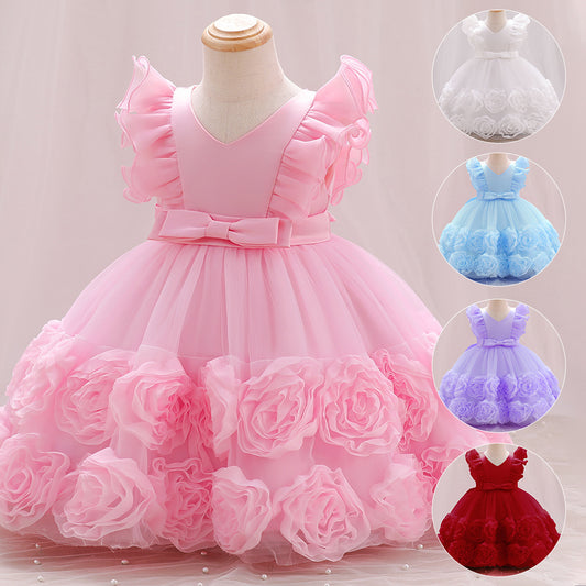 Girls' Children's Vest Princess Dress