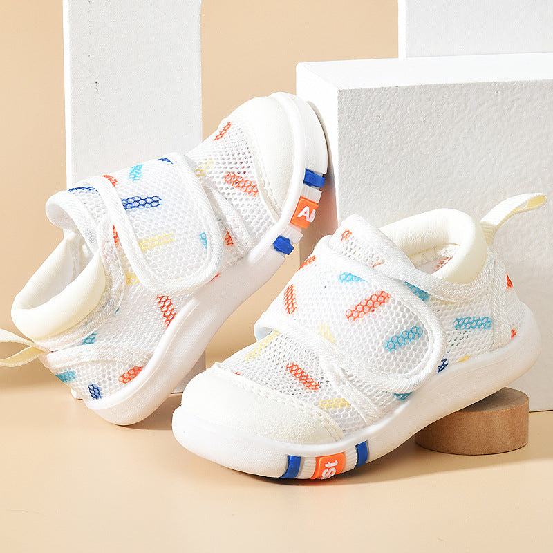 Baby Non-slip Soft Bottom Infant Mesh Surface Shoes