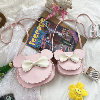 Cute And Adorable Bowknot Soft Girl Purse
