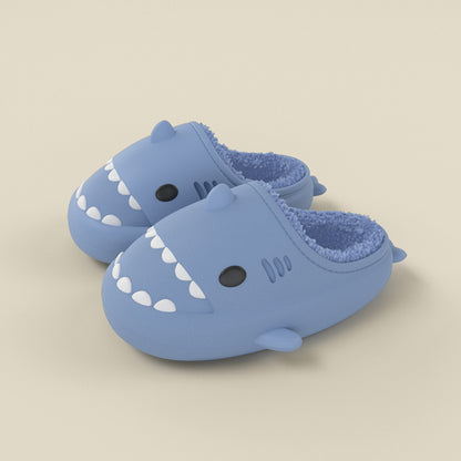 Cute Shark Waterproof Warm Slippers For Kids