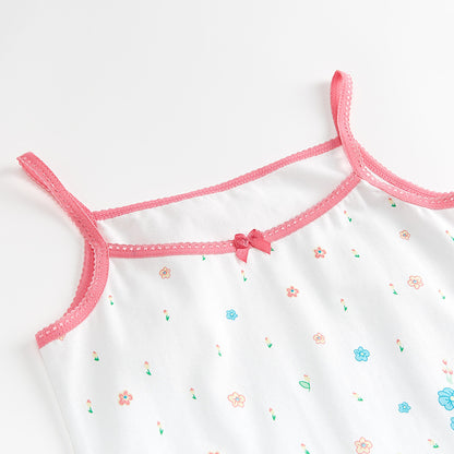 Loungewear Kids Sling Pajamas Two-piece Set