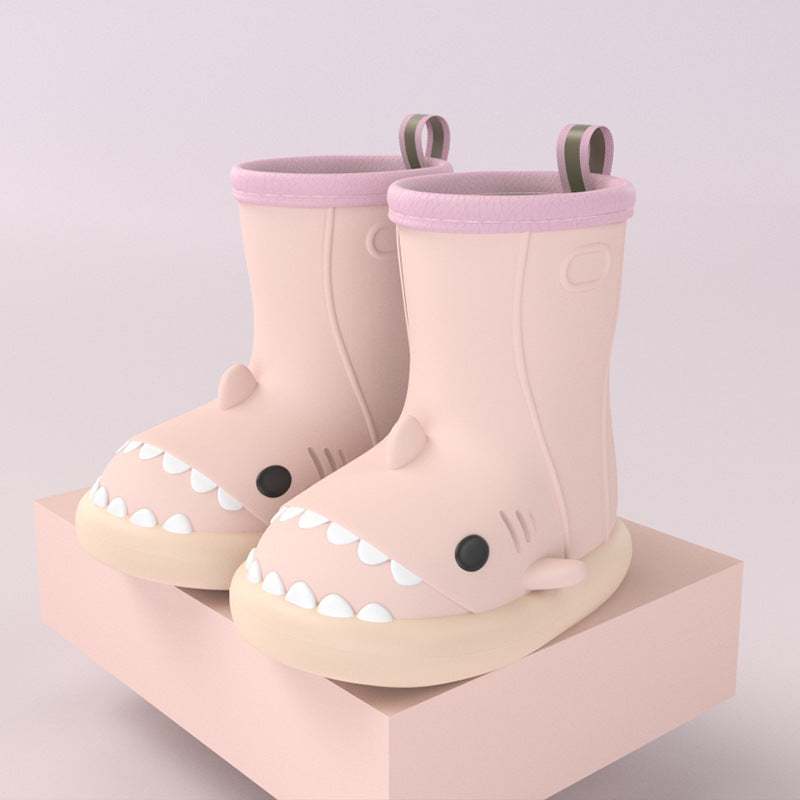 Safety Rubber Shark Kids Rain Boots