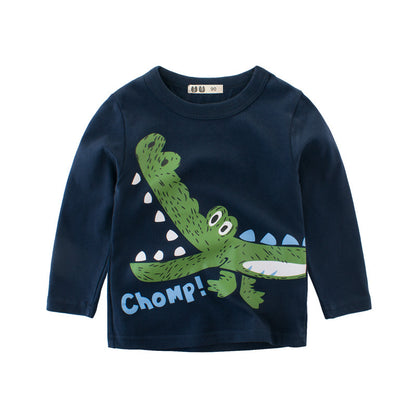 Boys Gator Print Long sleeve