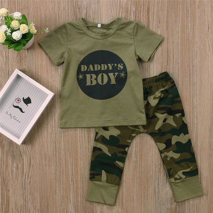 Short sleeve Daddy's Boy/Girl Outfit Set