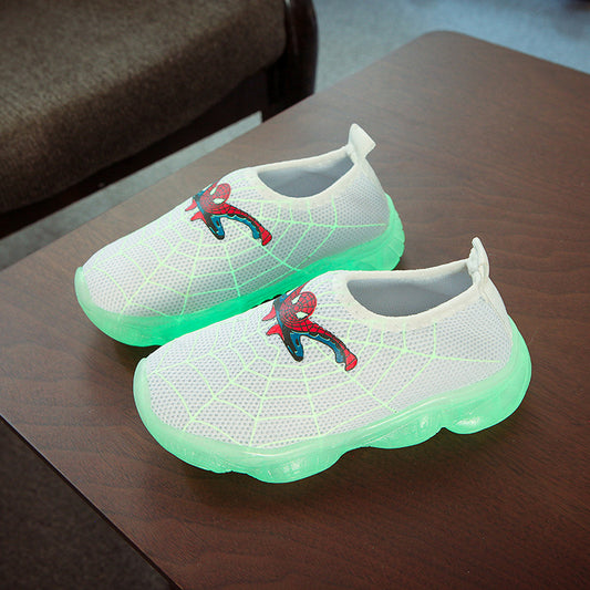 Children's cartoon sole luminous shoes