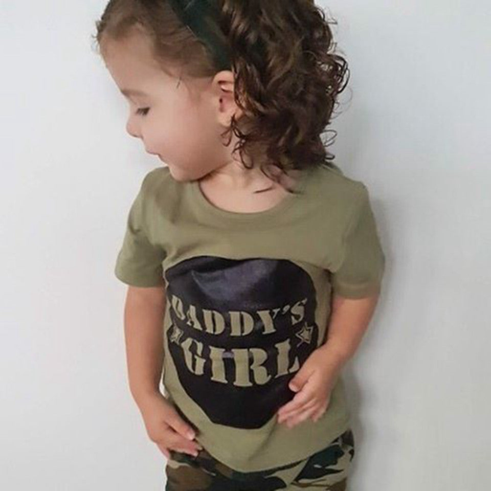 Short sleeve Daddy's Boy/Girl Outfit Set