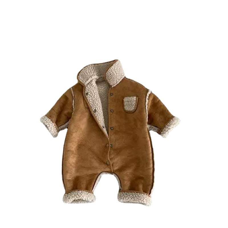 Baby Plush Warm Jumpsuit