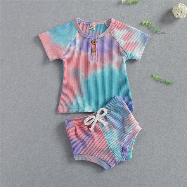 Baby Summer Tie Dyed Set