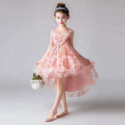 Girls Casual Short tail Princess Dress