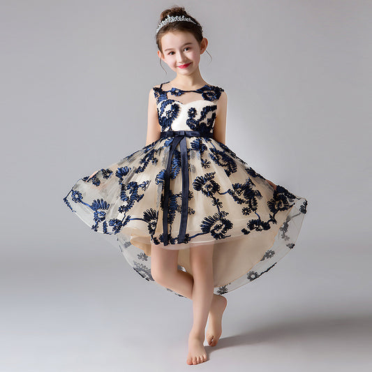 Girls Casual Short tail Princess Dress