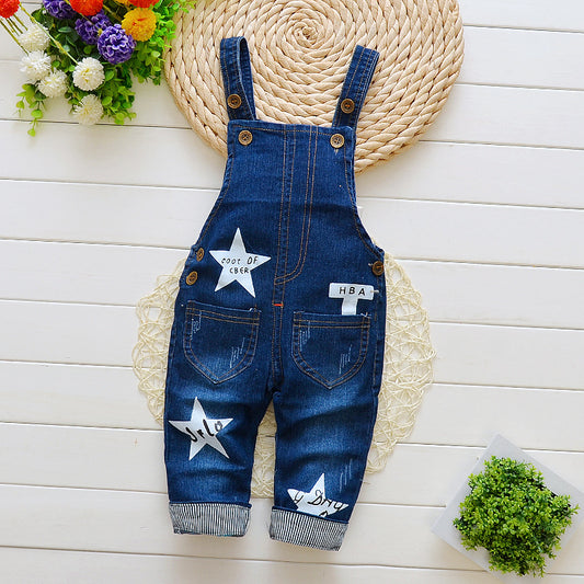 New Style Children's Overalls Jeans Jumper