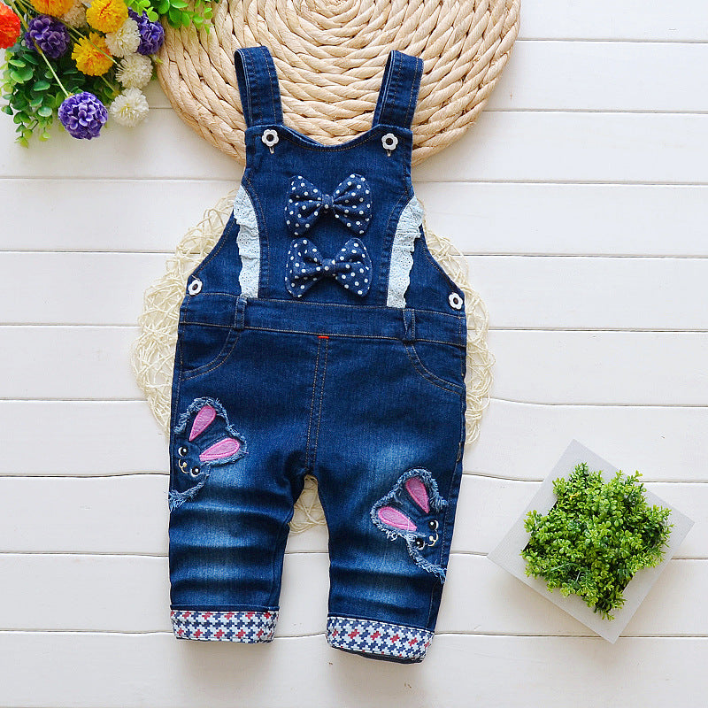 New Style Children's Overalls Jeans Jumper