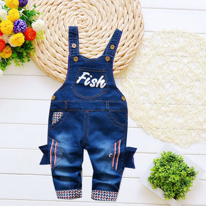 New Style Children's Overalls Jeans Jumper
