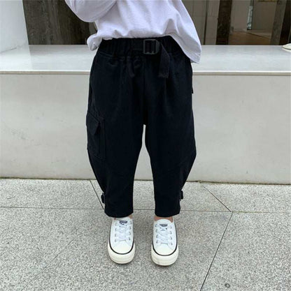 Boys Loose Fit New Style Pants-Fashionable Solid Colors