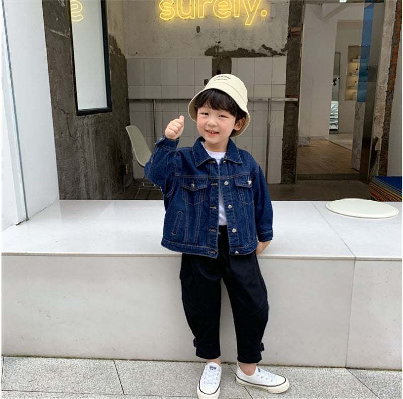 Boys Loose Fit New Style Pants-Fashionable Solid Colors