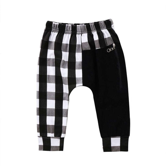 Fashion Toddler Boys Plaid Pants