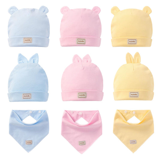 Baby Solid Color Beanies or Bibs