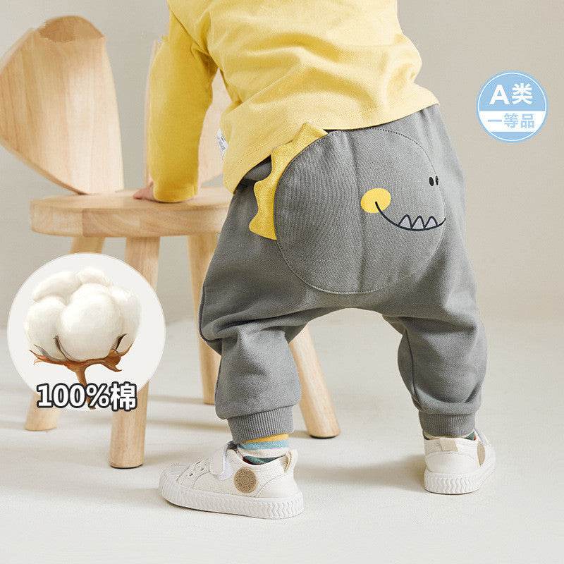 Infant Cartoon Face Nice Bottom pants - Cotton PP Pants