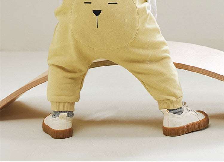 Infant Cartoon Face Nice Bottom pants - Cotton PP Pants