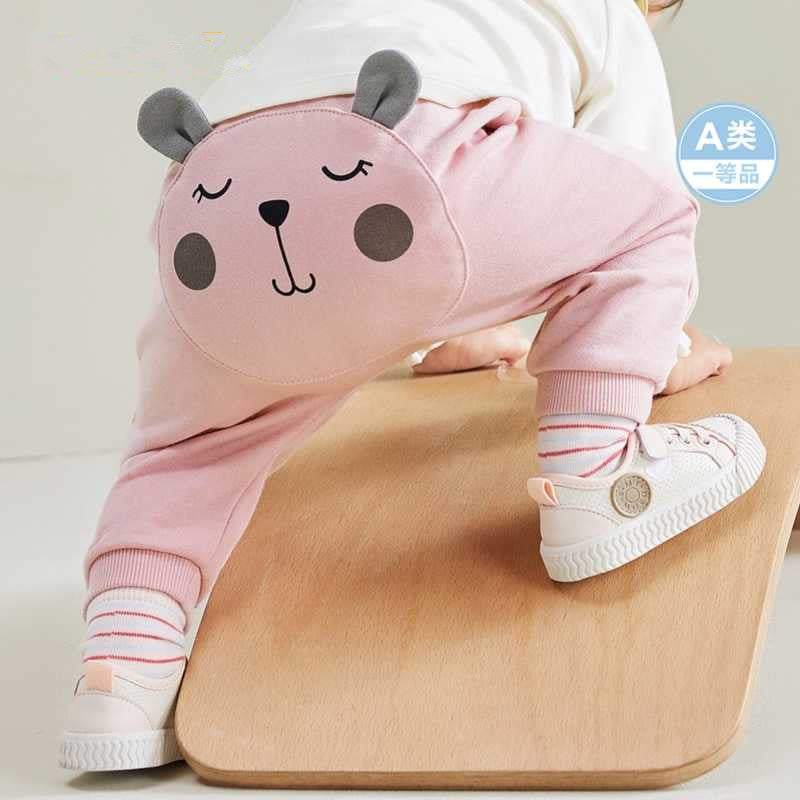 Infant Cartoon Face Nice Bottom pants - Cotton PP Pants