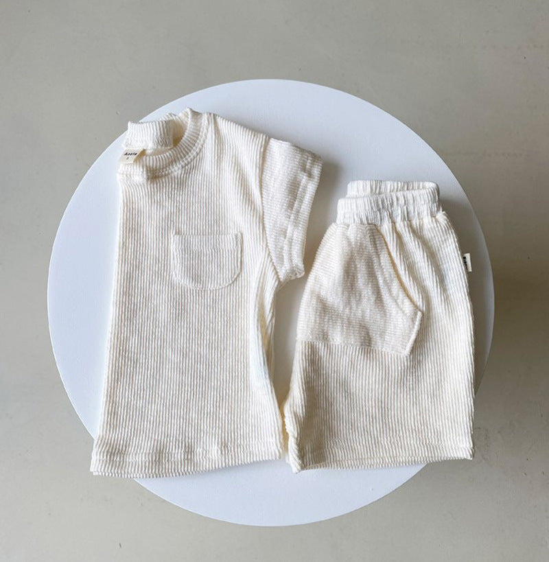 Loose T-Shirt & Shorts Summer Baby Clothing Set