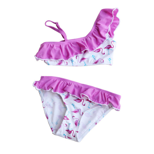 Girls Flamingo Bikini 2pc Swimsuit
