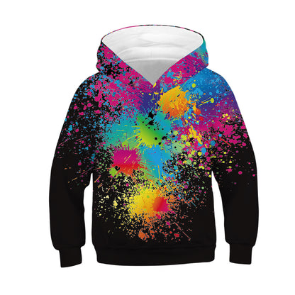 Digital Printed Children's Hooded Sweater