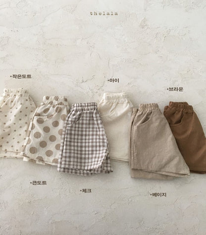 Summer Baby Linen Casual Shorts